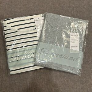 NWT Maternity Short Sleeve Shirts, Small